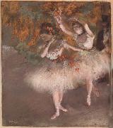 Edgar Degas Two Dancers entering the Stage Sweden oil painting artist
